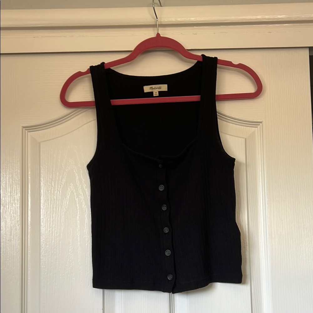 Madewell Black Tank Top